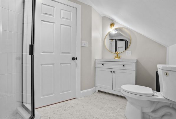 Bathroom, Glass Shower, Interior