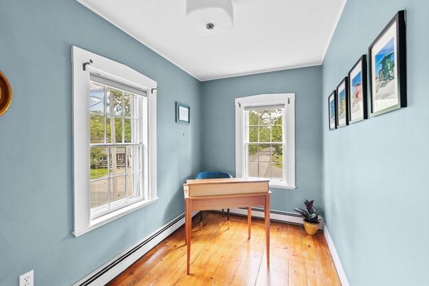 Home Office, Interior, Wood Texture Flooring
