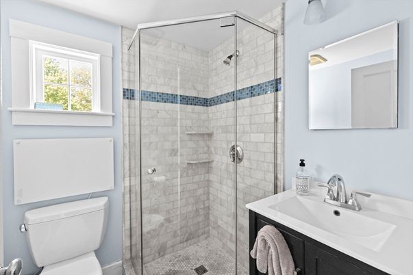 Bathroom, Glass Shower, Interior