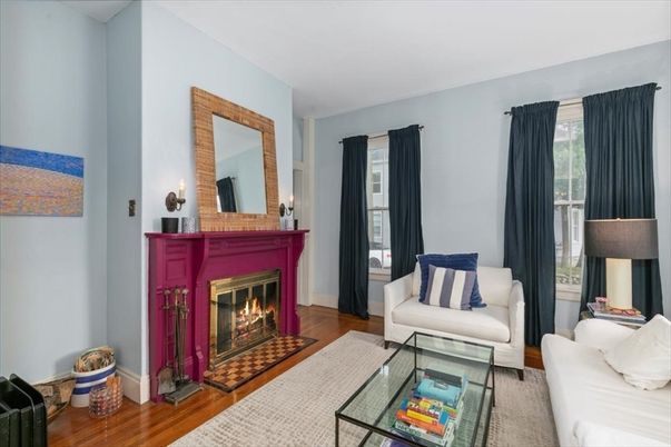 Fireplace, Interior, Living room, Wood Texture Flooring