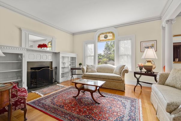 Fireplace, Interior, Living room, Wood Texture Flooring