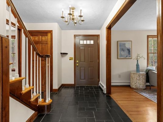 Chandelier, Interior, Wood Texture Flooring