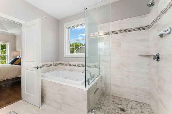 Bathroom, Bedroom, Glass Shower, Interior