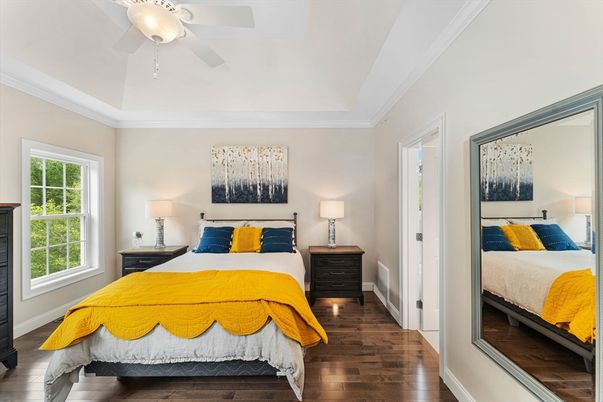 Bedroom, Interior, Wood Texture Flooring