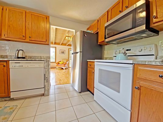 Interior, Kitchen, Wood Texture Flooring
