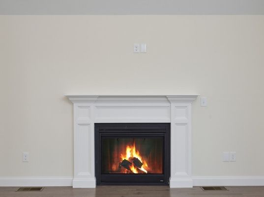 Fireplace, Interior, Wood Texture Flooring