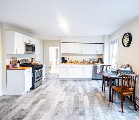 Dining room, Interior, Kitchen, Wood Texture Flooring
