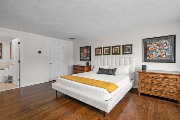 Bedroom, Interior, Wood Texture Flooring