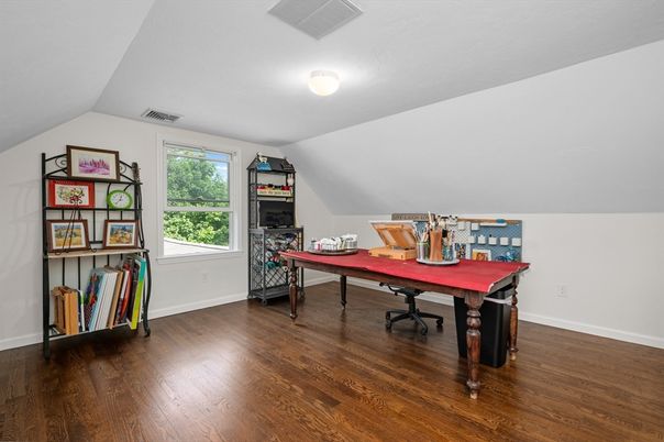 Home Office, Interior, Wood Texture Flooring