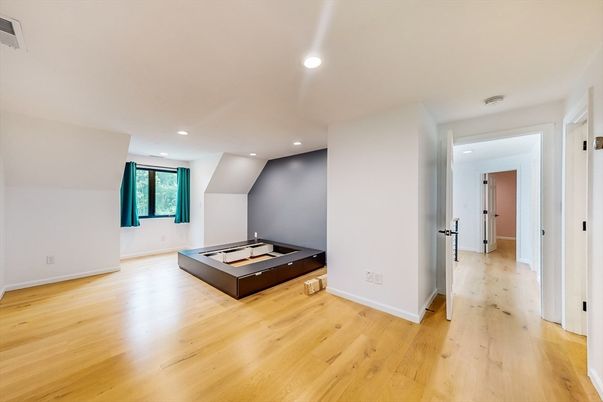 Game Room, Interior, Recessed Lighting, Wood Texture Flooring