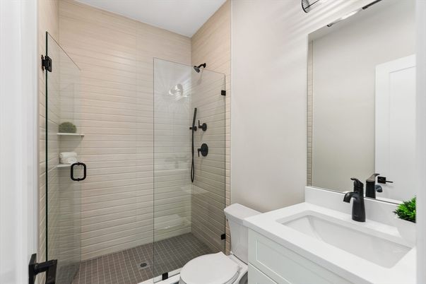 Bathroom, Glass Shower, Interior
