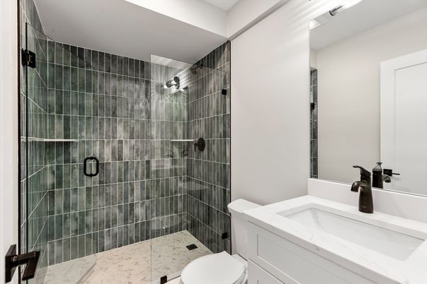 Bathroom, Glass Shower, Interior