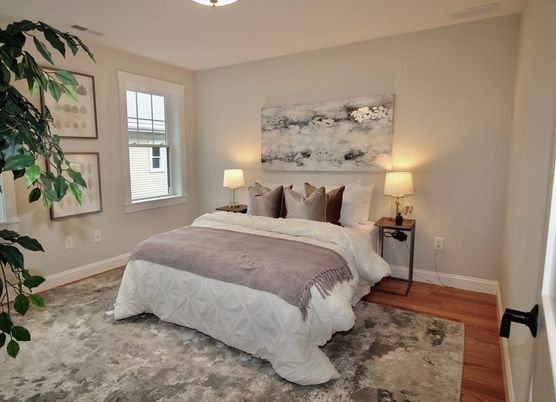 Bedroom, Interior, Wood Texture Flooring