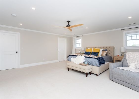 Bedroom, Interior, Recessed Lighting