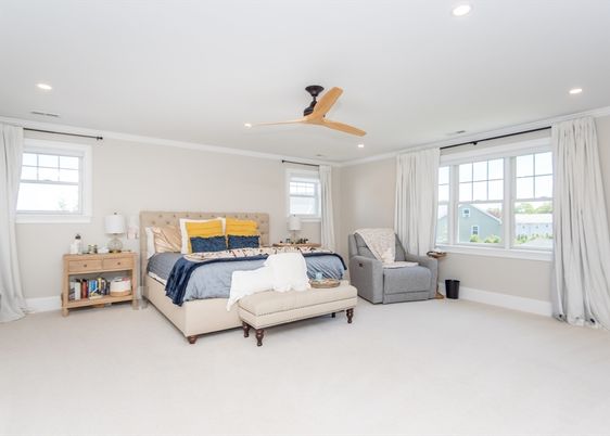 Bedroom, Interior, Recessed Lighting