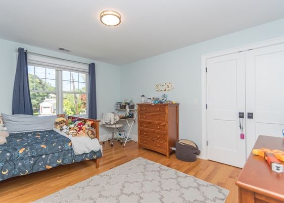 Bedroom, Home Office, Interior, Wood Texture Flooring