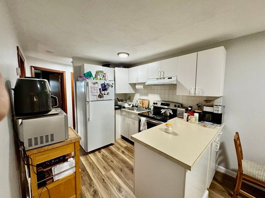Interior, Kitchen, Wood Texture Flooring