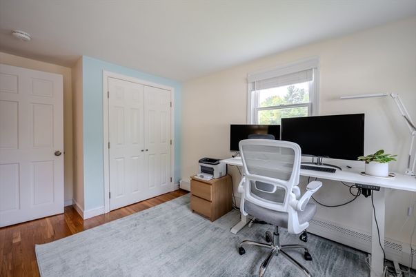 Home Office, Interior, Wood Texture Flooring