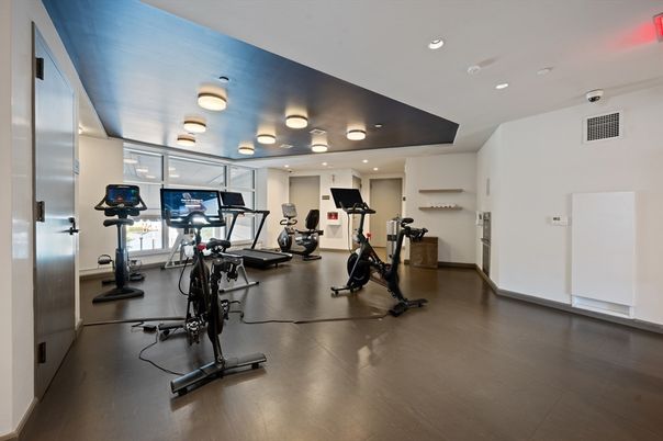 Fitness Equipment, Interior, Recessed Lighting