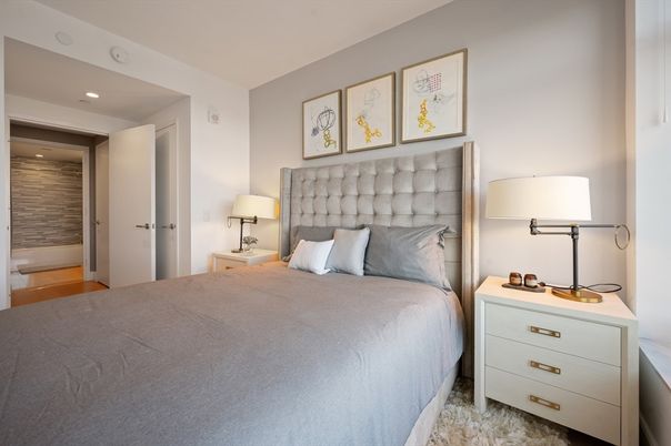 Bedroom, Interior, Recessed Lighting