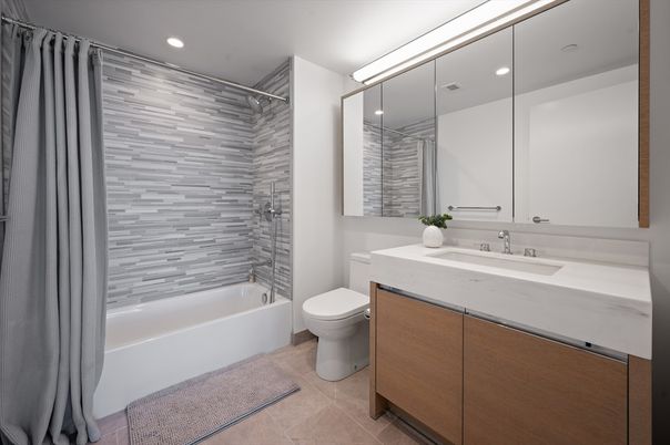 Bathroom, Interior, Recessed Lighting