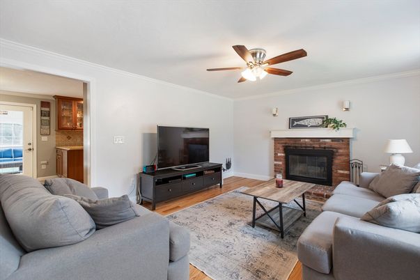 Fireplace, Interior, Living room, Wood Texture Flooring
