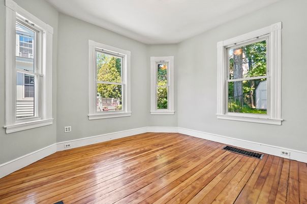Empty room, Interior, Wood Texture Flooring