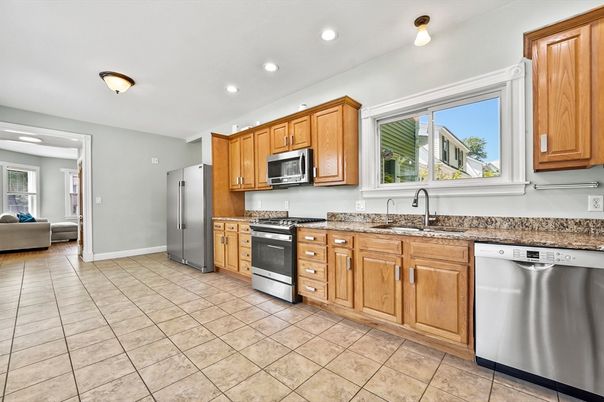Interior, Kitchen, Recessed Lighting, Stainless Steel Appliances