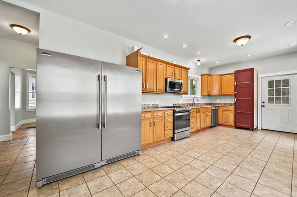 Interior, Kitchen, Recessed Lighting, Stainless Steel Appliances