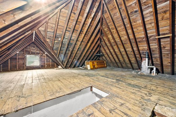 Empty room, Interior, Wooden Beams, Wooden Ceilings, Wood Texture Flooring, Wooden Walls