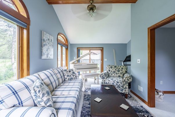 Interior, Living room, Piano