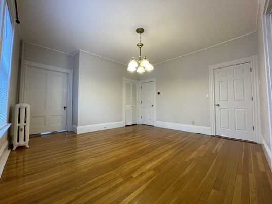 Chandelier, Empty room, Interior, Wood Texture Flooring