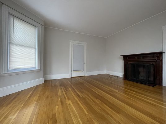 Empty room, Fireplace, Interior, Wood Texture Flooring