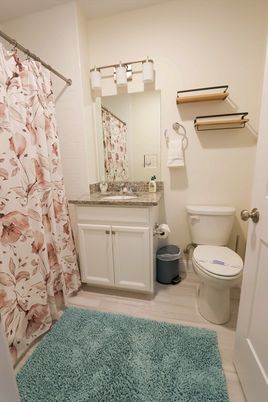 Bathroom, Interior, Wood Texture Flooring