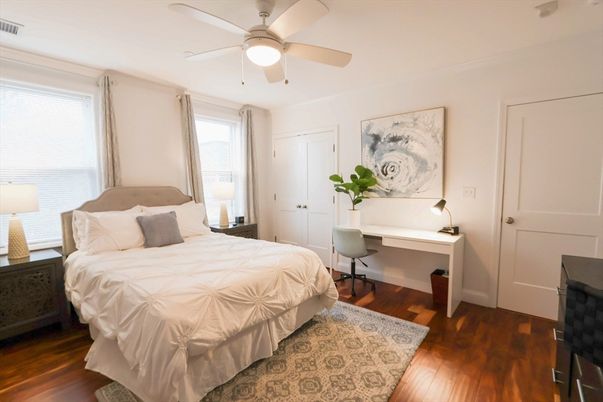 Bedroom, Interior, Wood Texture Flooring