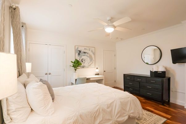 Bedroom, Interior, Wood Texture Flooring