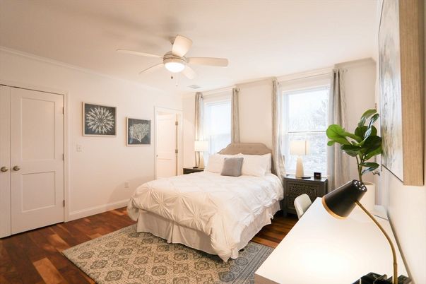 Bedroom, Interior, Wood Texture Flooring
