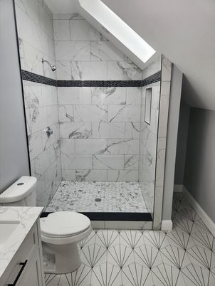Bathroom, Interior, Marble Walls