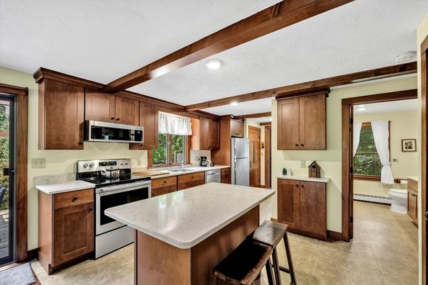 Interior, Kitchen, Recessed Lighting, Stainless Steel Appliances