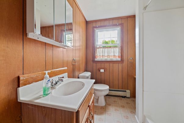 Bathroom, Interior, Wooden Walls