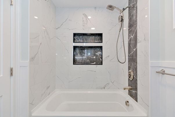 Bathroom, Interior, Marble Walls