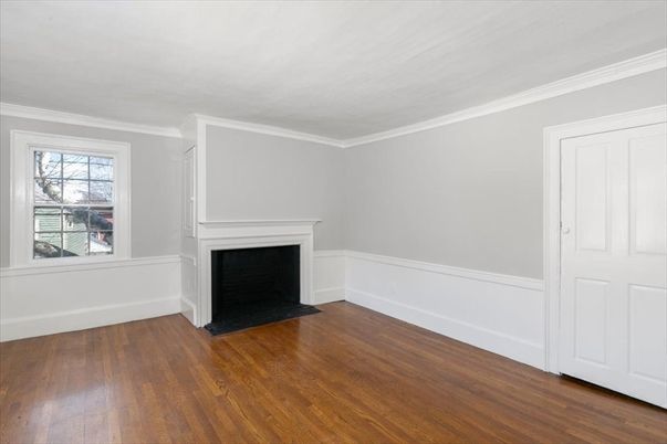 Empty room, Fireplace, Interior, Wood Texture Flooring