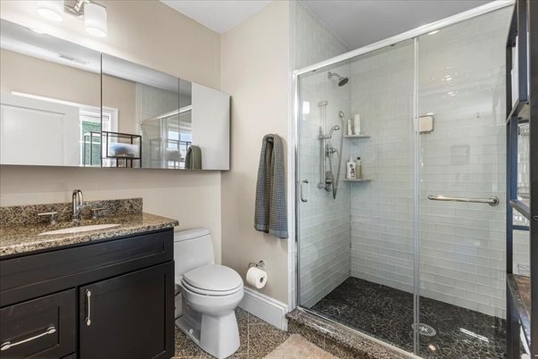 Bathroom, Glass Shower, Interior