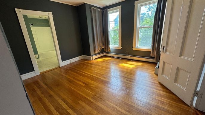 Empty room, Interior, Wood Texture Flooring