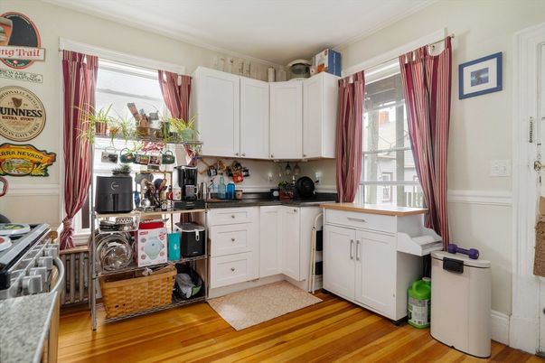 Interior, Kitchen, Wood Texture Flooring