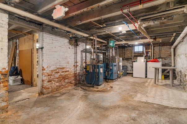 Interior, Stone Walls, Washer