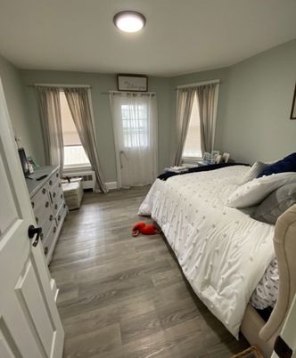 Bedroom, Interior, Wood Texture Flooring