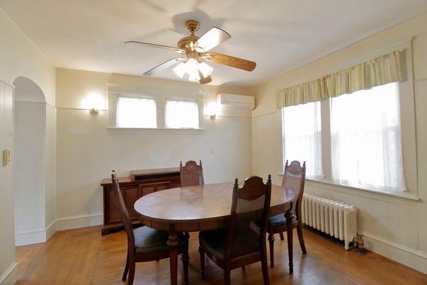 Dining room, Interior, Wood Texture Flooring