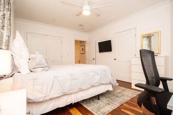 Bedroom, Interior, Wood Texture Flooring