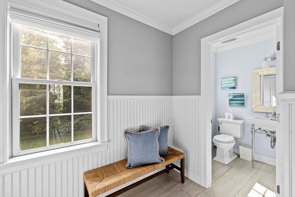 Bathroom, Interior, Wood Texture Flooring